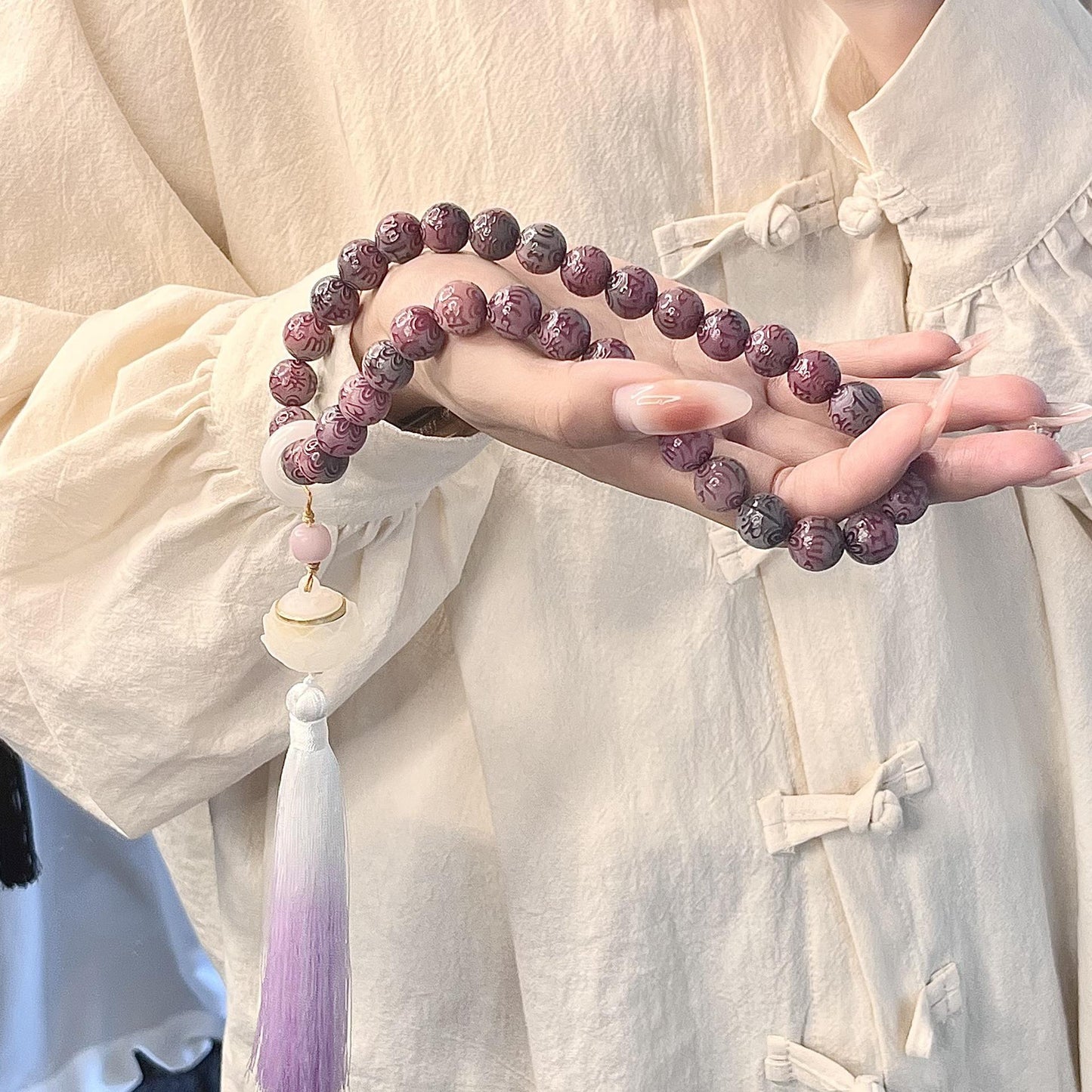 Bodhi Seed Prayer Beads Bracelet | Spiritual Meditation Jewelry
