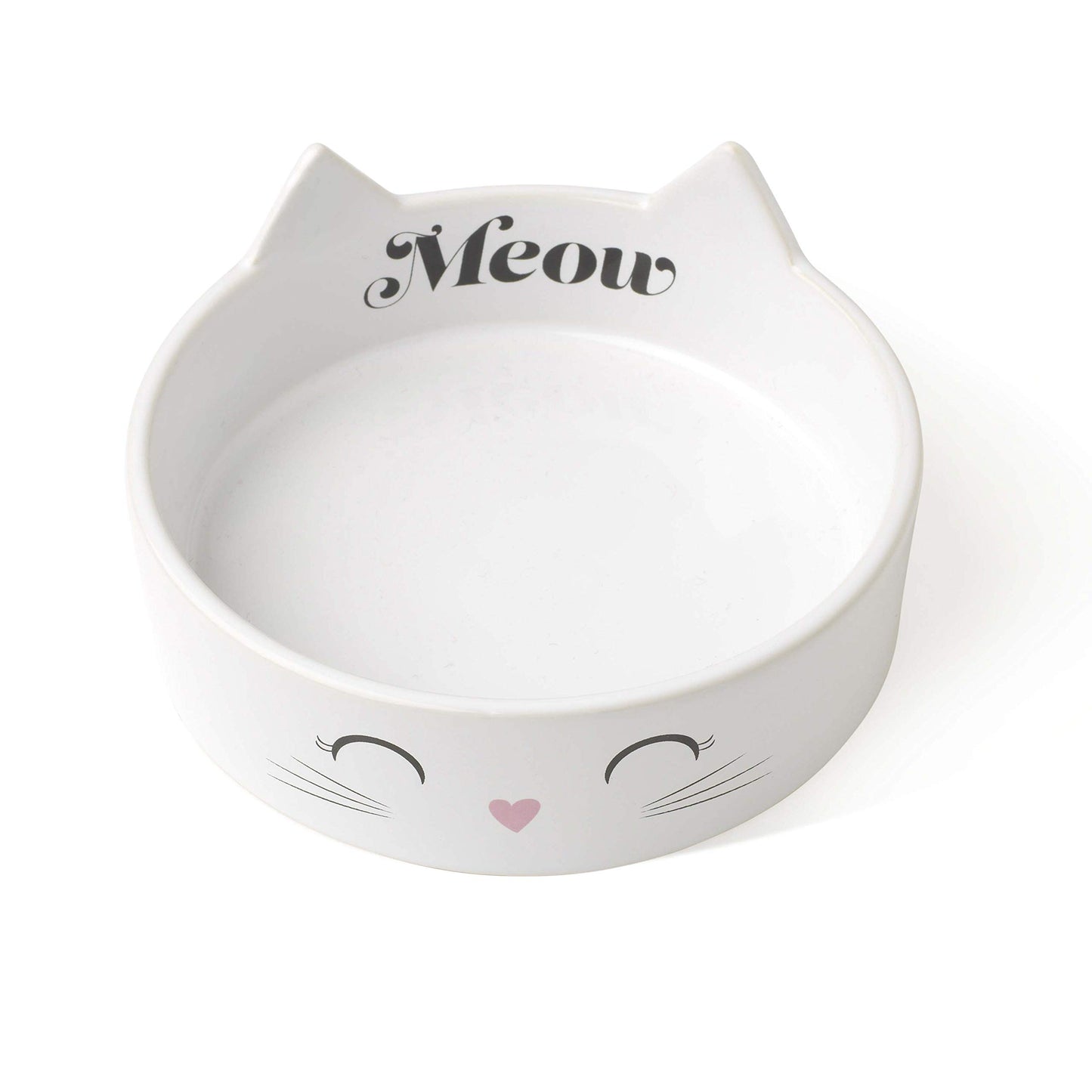 Meow Kitty Ceramic Cat Bowl