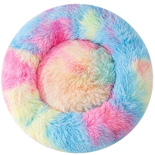 Cozy Donut Pet Bed | Soft Round Bed for Cats & Small Dogs | Under 3kg