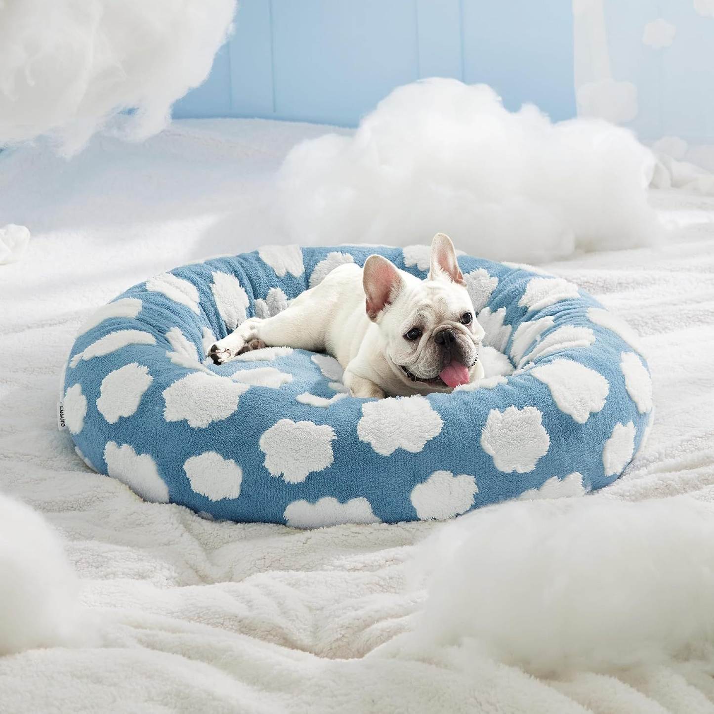 Cozy All-Season Pet Bed | Soft Round Nest for Cats & Dogs