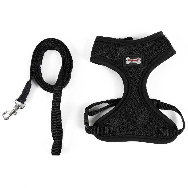 Non-Slip Cat Harness with Leash | Mesh & Fabric