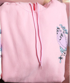 Prayer Hands Japanese Street Style Hoodie | Spiritual Streetwear