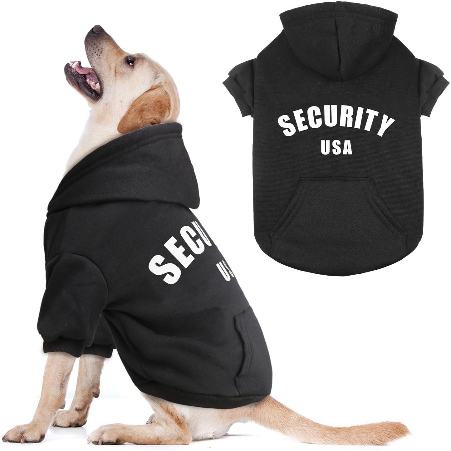 Security Dog Hoodie | Cozy Fleece with Pocket