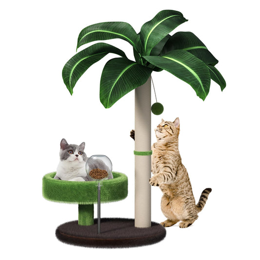 Cat Scratching Post with Bed | Cat Tree Tower for Indoor Cats