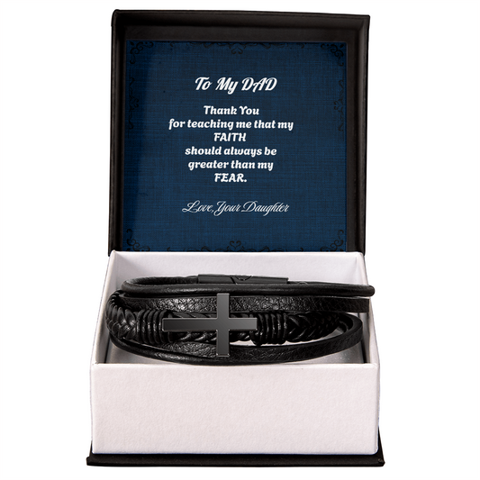 Dad Faith Bracelet from Daughter