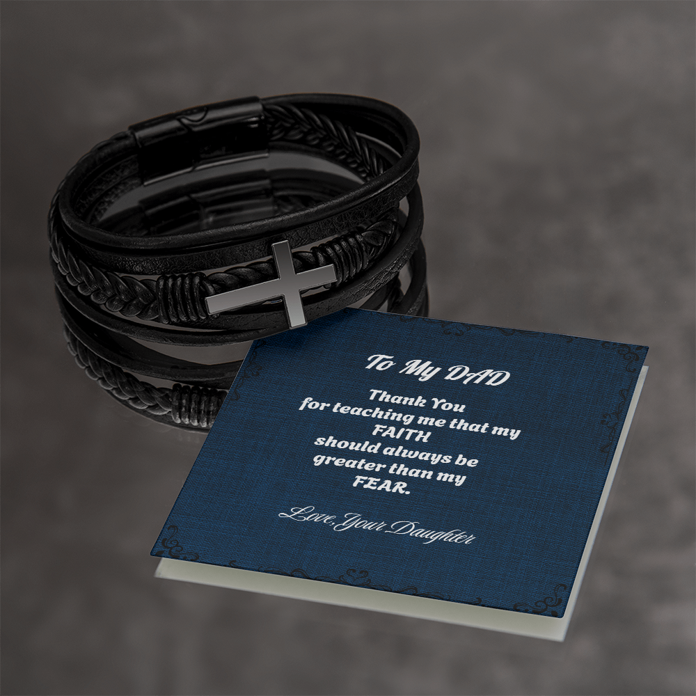 Dad Faith Bracelet from Daughter
