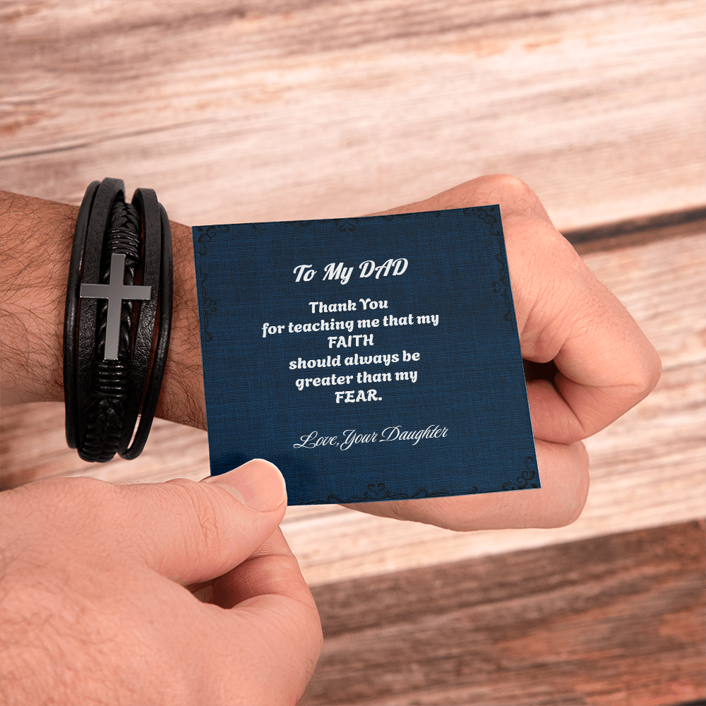 Dad Faith Bracelet from Daughter