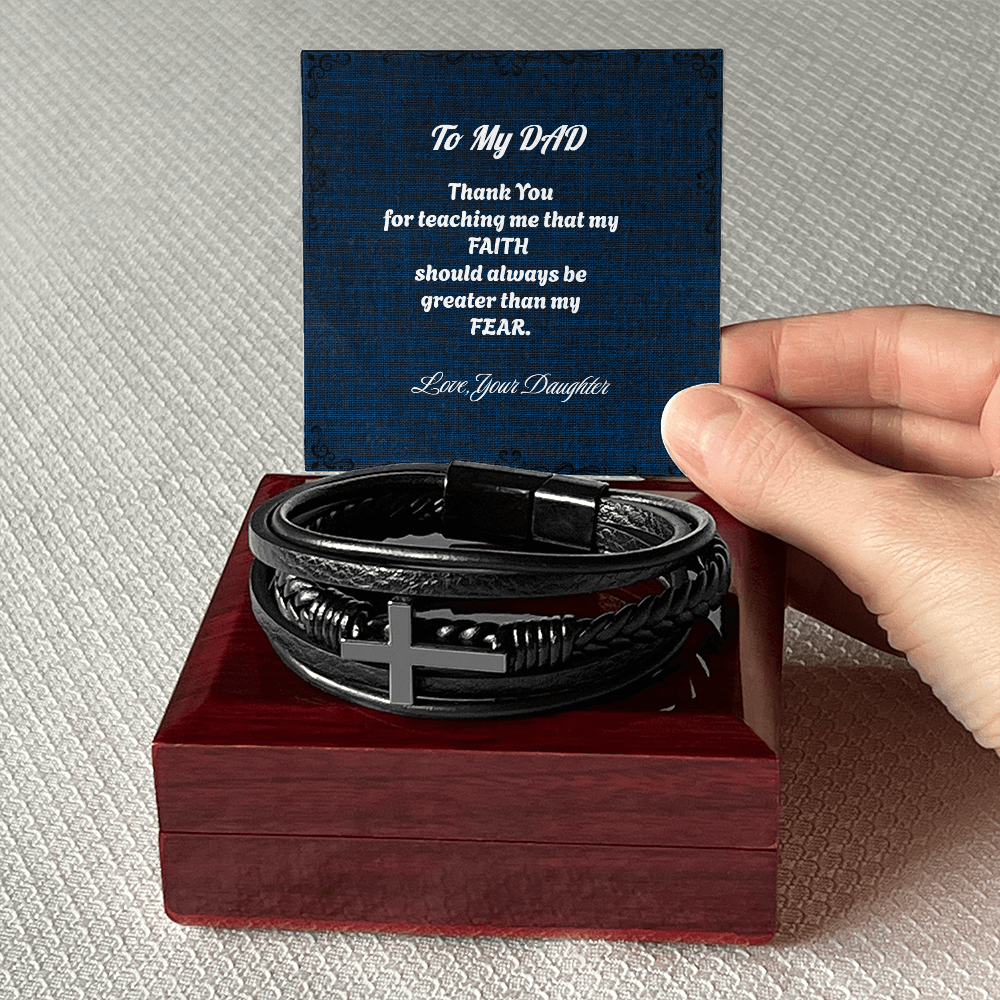 Dad Faith Bracelet from Daughter