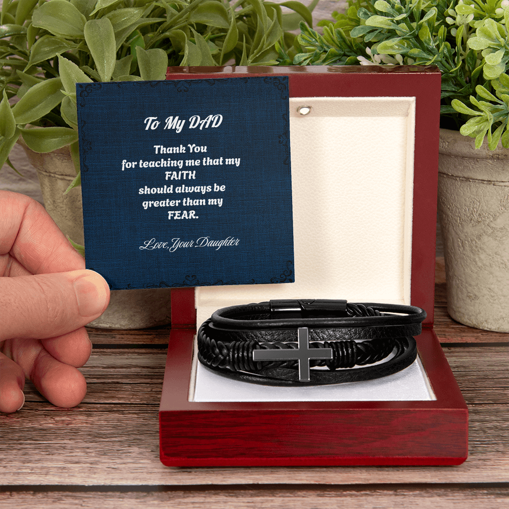 Dad Faith Bracelet from Daughter