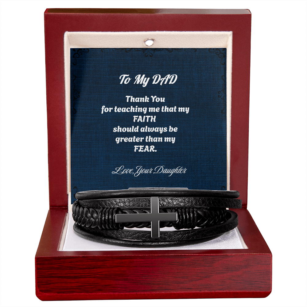 Dad Faith Bracelet from Daughter