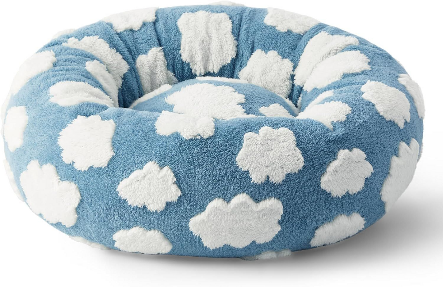 Cozy All-Season Pet Bed | Soft Round Nest for Cats & Dogs