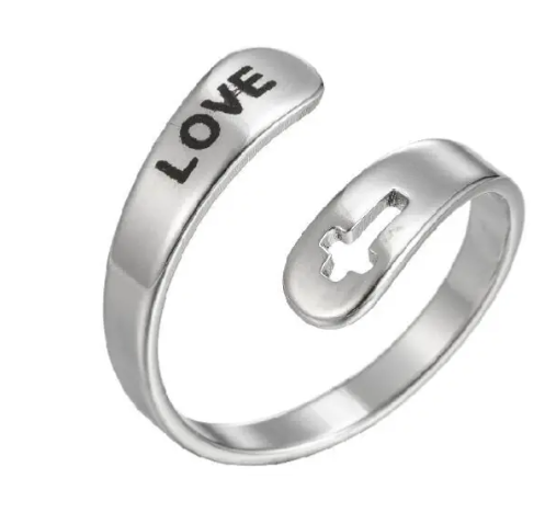 Dual Layer Stainless Steel Ring