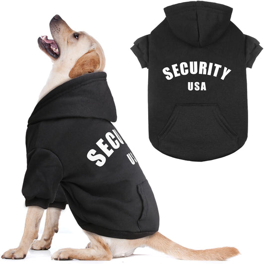 Security Dog Hoodie | Cozy Fleece with Pocket