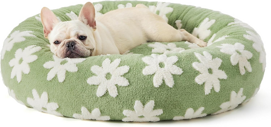 Cozy All-Season Pet Bed | Soft Round Nest for Cats & Dogs