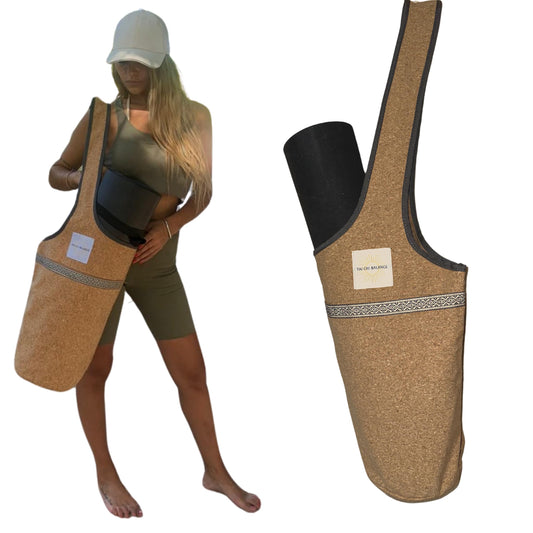 Cork Yoga Mat Bag | Eco-Friendly Carrier for Women